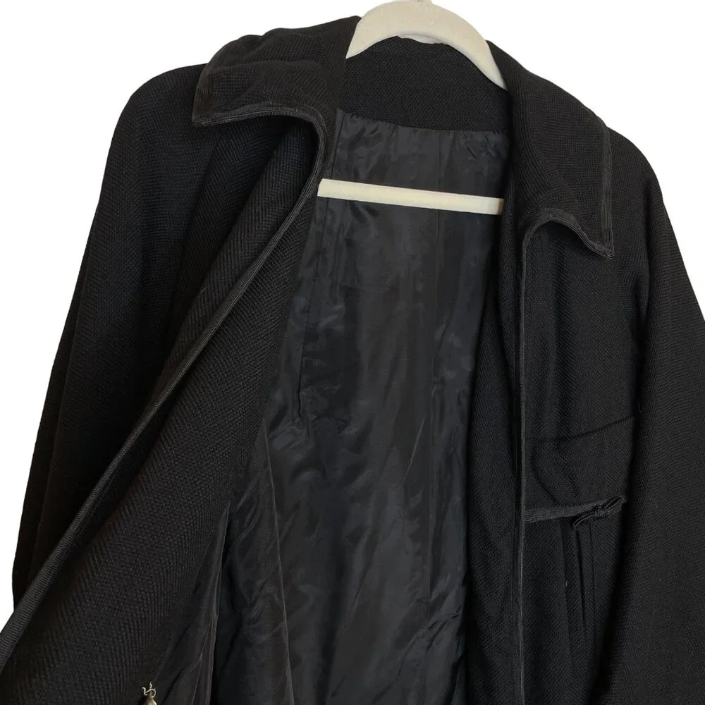 Vintage Forstmann Zelinka Matlick Textured Button Up Coat, S - Picture 3 of 10